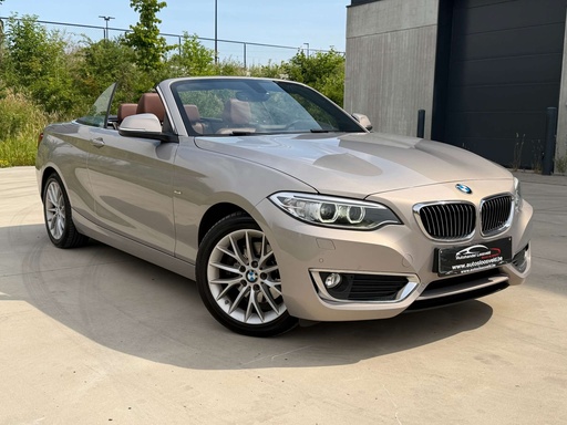 BMW 220 d Cabrio Automaat Euro 6b/ NAVI/ LEDER/ Zetelverwarming